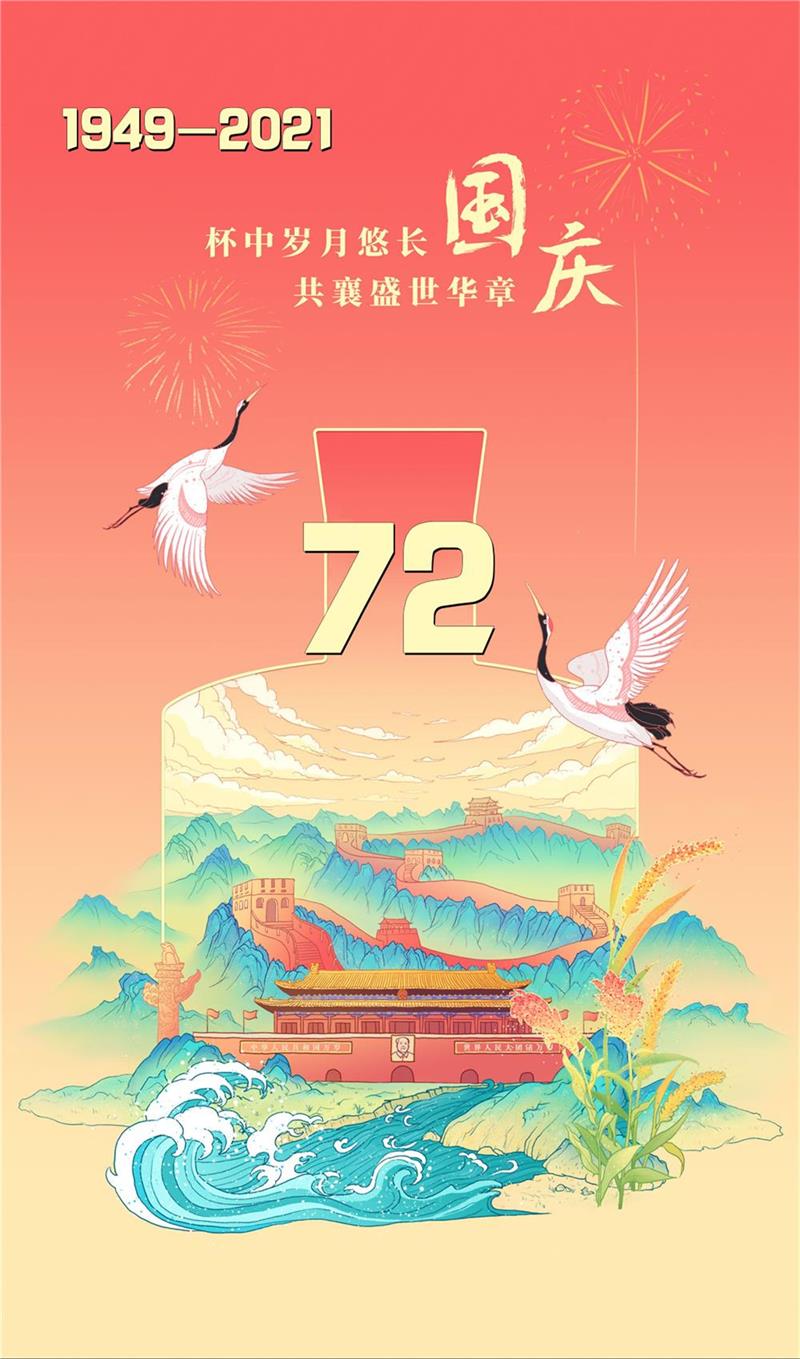 山河壮丽，岁月峥嵘，祝福我们的国家繁荣富强！